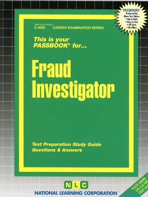 cover image of Fraud Investigator